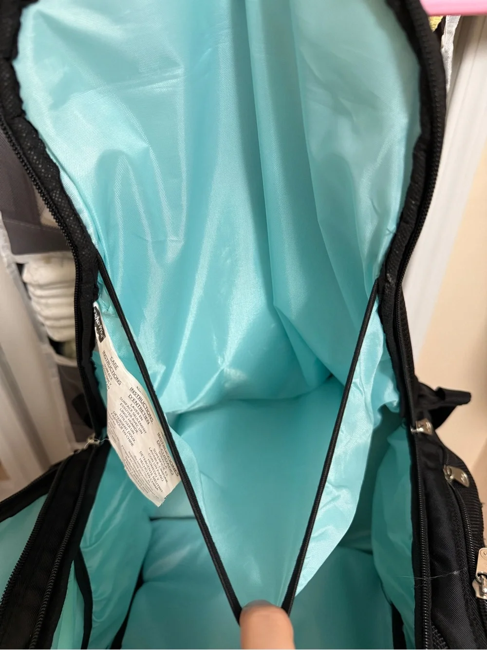 Black diaper bag- Durable Everyday Carry
